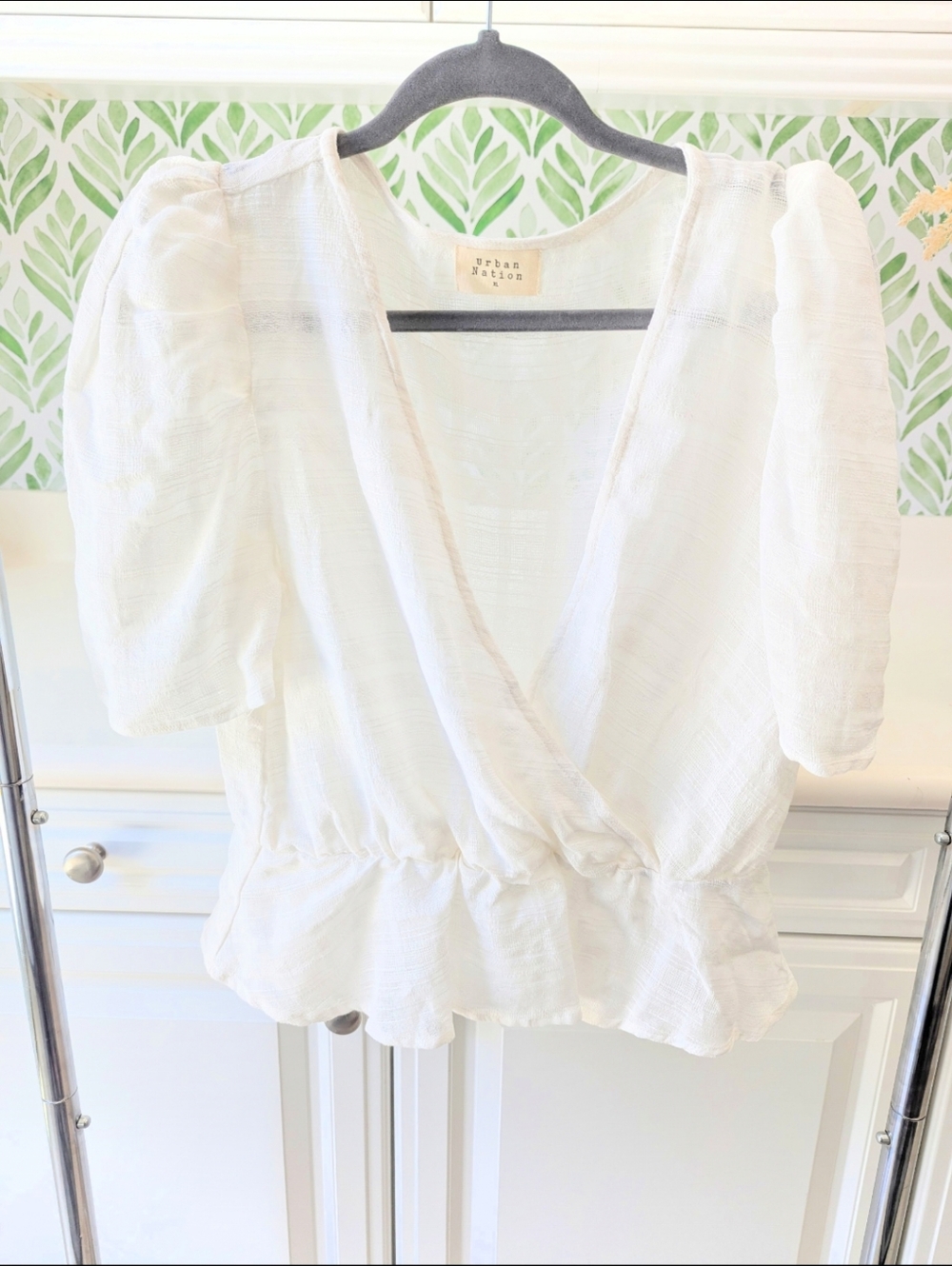Cotton Peplum Top Fairy Whimsical Western Dainty Y2K XL